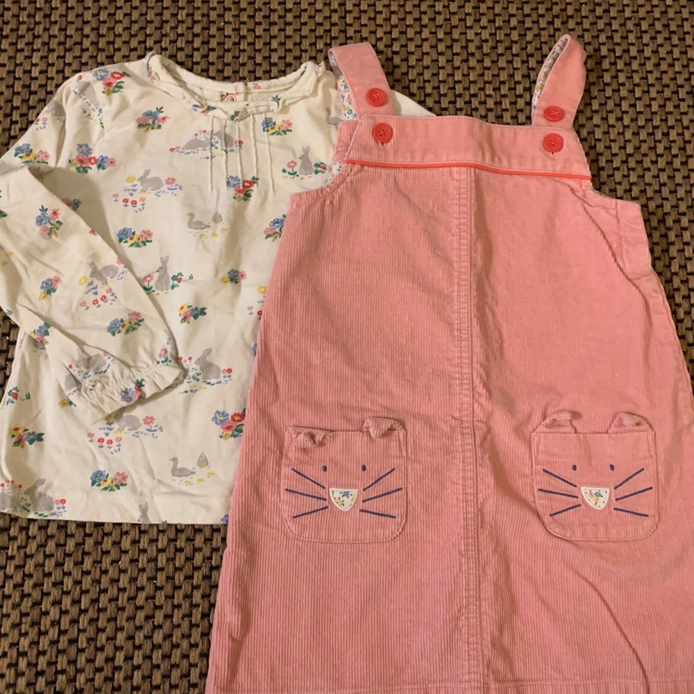 Mini Boden Dress & Shirt LOT 2-3